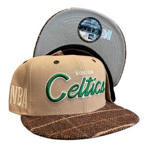 New Era Boston Celtics Traditional Check 9FIFTY Snapback Hat Cap OSFM
